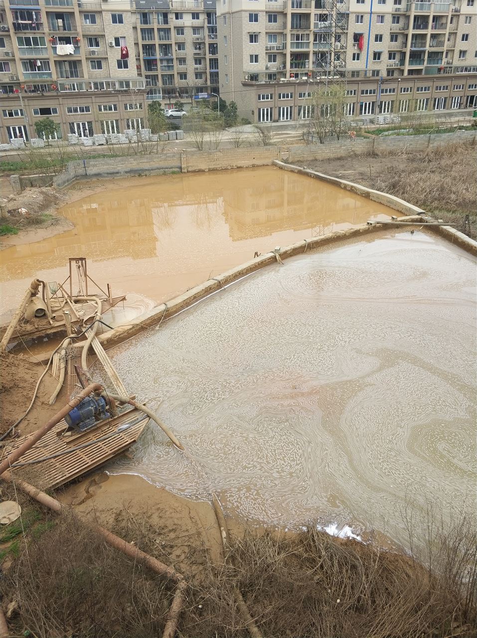 正阳沉淀池淤泥清理-厂区废水池淤泥清淤